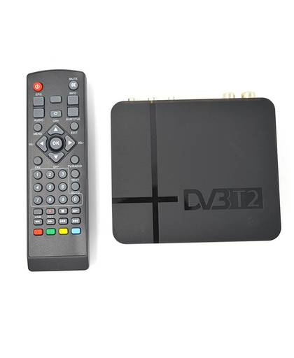 MyXL HD DVB-T2 Digitale Terrestrial Ontvanger Set-top Box met Multimedia Speler H.264/MPEG-2/4 Compatibel met DVB-T voor TV HDTV