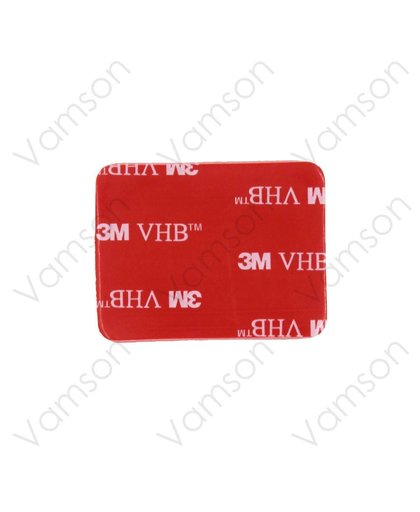 MyXL Vamson 32 stks Rode VHB Sticker Platte Dubbelzijdig Plakband voor Gopro hero 5 4 3 + 2 SJ4000 Helm Mount VP107E