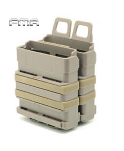 MyXL FMA Airsoft Rifle 5.56 Mag M4 Magazine Fast Attach Tactical Pouch Molle Systeem Module Combinatie Twee Houder Tijdschrift Zakjes