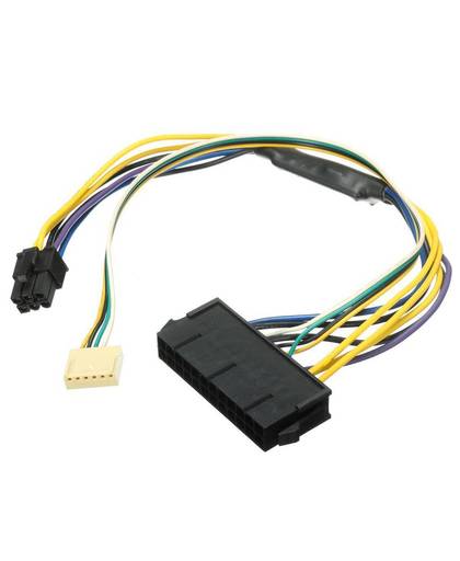 MyXL ATX PSU Power Kabel 24 P om 6 P voor HP Z220 Z230 SFF Moederbord server Workstation Zwart