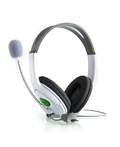 MyXL Live Grote Headset Hoofdtelefoon Met Microfoon voor XBOX 360 Xbox360 SlankeAankomst Gaming Headsets Wit/Zwart