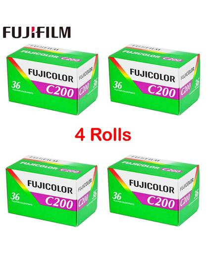 MyXL 4 Roll/lot Fujifilm C200 Kleur 35mm Film 36 Blootstelling voor 135 Formaat Camera Lomo Holga 135 BC Lomo Camera Gewijd