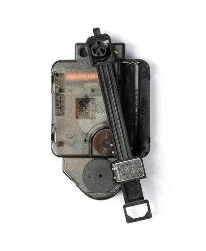 MyXL 9mm Schroef lengte 12888 Slinger type Plastic Beweging Met zwarte Handen 1 # Stap Klok Accessoire Quartz DIY Beweging Kits
