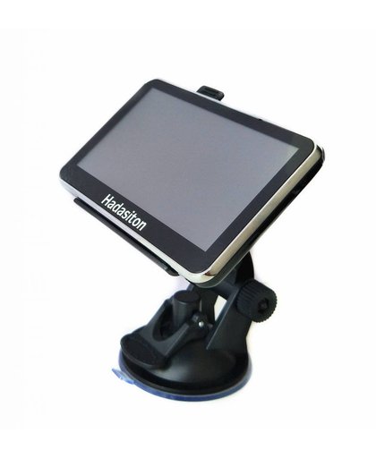 MyXL Hot-verkoop 4.3 &quot;Touchscreen Sat Nav Auto GPS Navigator CPU800Mhz 128 M/4 GB + FM zender + Gratiskaarten