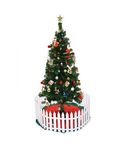 MyXL 5 Stks/partij Kerstboom Snowwhite Hek Xmas Winkel Home Tuin Scène Decora Ornament Beschermende Hek Voor Kerstboom