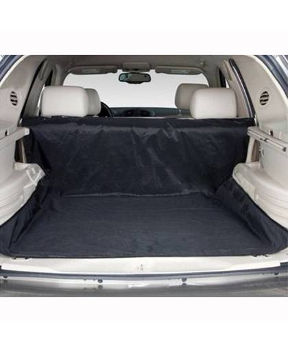 MyXL OntwerpTweeërlei gebruik Waterdichte Oxford Hond Auto Trunk Mat/Back Seat Cover Pet Hangmat Matten Met 4 Bandjes zwart 150x120 cm   FIRSTPLUS
