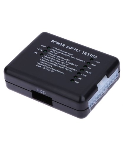 MyXL Voeding Tester Checker LED 20/24 Pin voor PSU ATX SATA HDD Tester Checker Meter Meten voor PC Compute Groothandel   alloet
