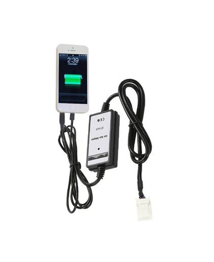 MyXL KKmoon 3.5mm Aux Audio MP3 Interface Adapter voor Toyota USB opladen voor iPhone5 6 6 s 6 plus