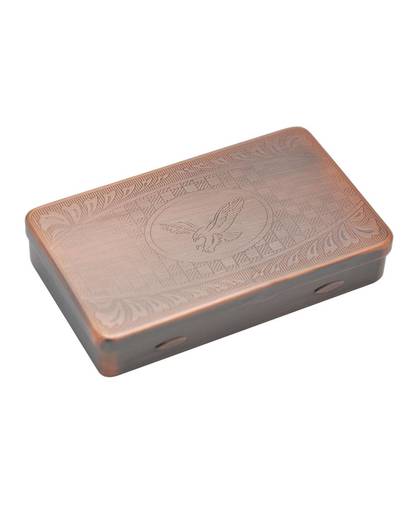 MyXL Metalen Tabak Box Zakformaat [95mm * 57] Tabak Case Met 70 MM Papier Houder Binnen Tabak Tin Patroon Willekeurige