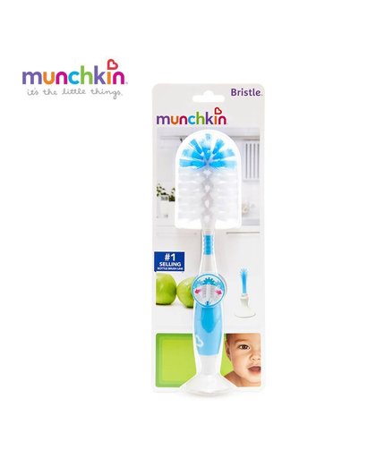MyXL Munchkin Varkenshaar Fles Borstel Kleur Willekeurige SturenBaby Fles Borstels voor Cleaning Kids Melk Feed Fles