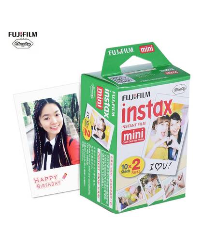 MyXL 20 Vellen Fujifilm Instax Mini Wit Film Fotopapier SnapsAlbum Instant Print voor Fujifilm Instax Mini 8/9/7 s/25/90