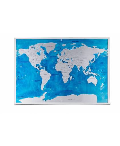 MyXL Deluxe Wissen Wereldkaart Blauwe Oceaan Creatieve Muursticker CreativeTravel Scratch voor Kaart Kamer Woondecoratie stickers muraux