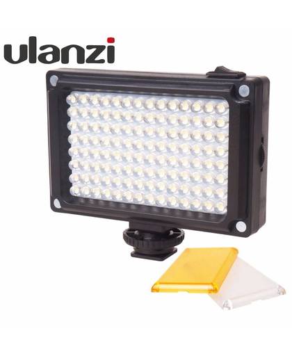 MyXL Ulanzi 112 LED Dimbare Video Light Oplaadbare Panal Licht (wit & Warm Licht) voor DSLR Camera Videolight Bruiloft Opname