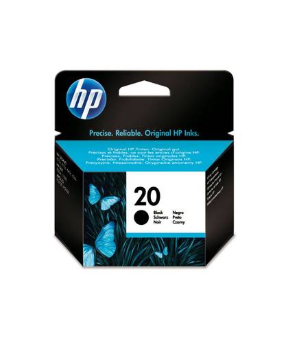 HP 20 zwarte (28 ml) inktcartridge