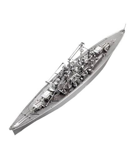 MyXL 3D Metalen Nano Puzzel Bismarck Slagschip Oorlogsschip P084-S DIY 3D Laser Cut Monteren Modellen Speelgoed Voor Audit