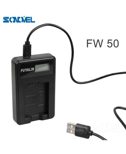MyXL NP-FW50 NP FW50 Batterij Lcd-scherm USB Lader voor Sony Camera BC-VW1 BC-TRW A7 ILCE-7 A7K ILCE-7K A7M2 A7R ILCE-7R A7S A5000