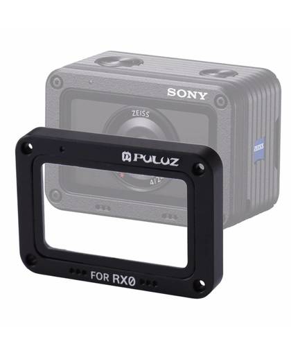 MyXL PULUZ voor Sony RX0 Aluminium Vlam + Gehard Glas Lens Protector met Schroeven en Schroevendraaiers Voor Sony RX0 Accessoires