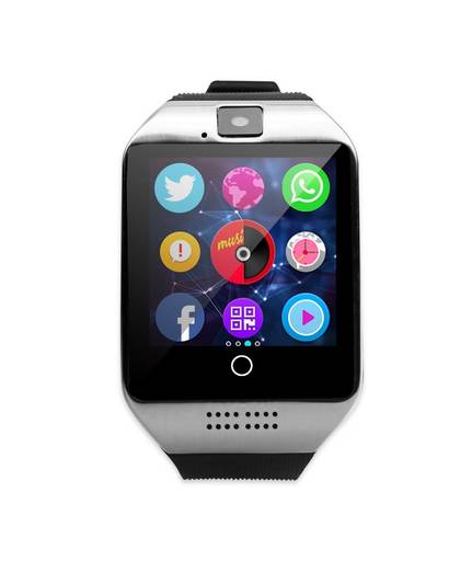 MyXL Cawono Bluetooth Q18 Fitness Tracker Smart Horloge Smartwatch Relogio Horloge Camera voor IOS Apple Huawei Android Telefoons PK DZ09 Y1   cawono