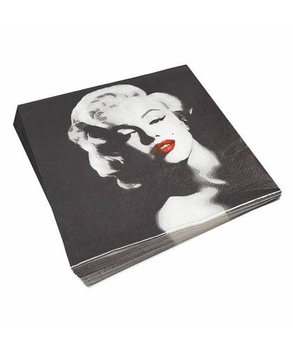 MyXL HAKOONA 60 STKS Decoupage Vintage Marilyn Monroe Gedrukt Wegwerp Papieren Handdoeken Hotel Servetten Bruiloft Verjaardagsfeestje Speciale