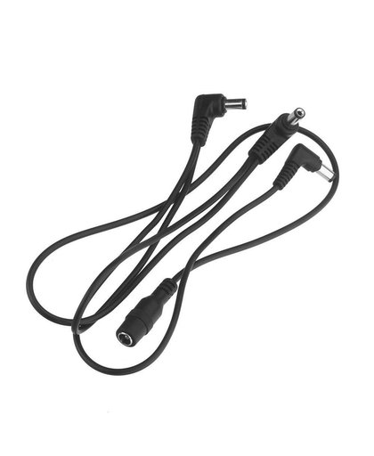 MyXL 3 STKS-Vitoos 3 Manieren Elektrode Chain Harness Kabel Koperdraad voor Gitaar Effecten Voeding Adapter Splitter zwart