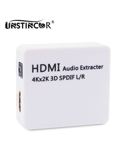 MyXL HDMI Audio Extractor naar Optische Toslink SPDIF + RCA L/R Stereo Analoge Converter Ondersteuning HDMI 1.4 Versie 4 K x 2 K 3D   UNSTINCER