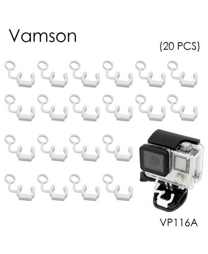 MyXL Vamson voor GoPro Accessoires Veiligheid Gesp Siliconen Rubber Locking Plug Voor Go Pro Hero 5 4 3 + voor SJCAM voor Yi Camera VP116A