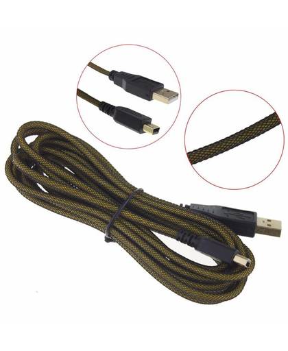 MyXL 3 M Gold Plating Poort USB Sync Opladen Voor Nintendo NDSI XL3DS XL LL 3DS XL LL USB Data Sync Power Opladen kabel