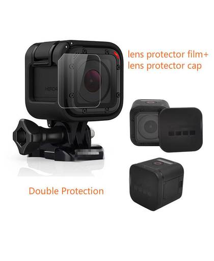 MyXL 2 stks/partij voor Gopro hero 5 Sessie accessoires Lens Screen Protector Film Lensdop Cover Voor GoPro Hero 4 Sessie Hero 5 Sessie