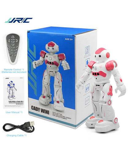 MyXL JJRC R2 RC Robot USB Opladen Dansen Gebaar Sensor Zingen intelligente Programma CADY WIDA Controle Speelgoed Blauw Roze voor Kids F22252