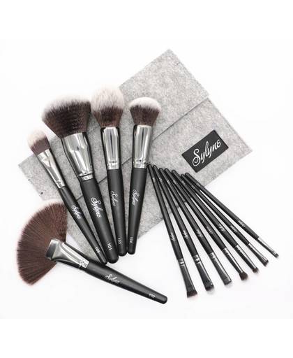 MyXL Sylyne 12 stks volledige professionele makeup brush set houdersoft make up borstels kit tools.   SYLYNE
