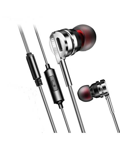 MyXL YTOM T3 HIFI metalen oortelefoon clear bass oordopjes met Microfoon Noise Cancelling In Ear Headset DJ XBS oortje voor xiaomi iphone