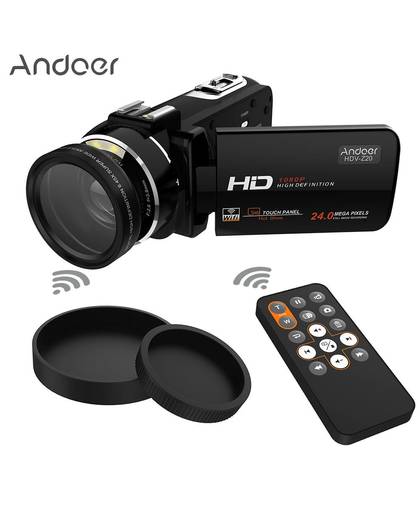MyXL Andoer HDV-Z20 Draagbare Digitale Video Camera Full HD 1080 P 24MP WiFi Video Camera 16x Zoom Camcorder DV Camera Digitale Video