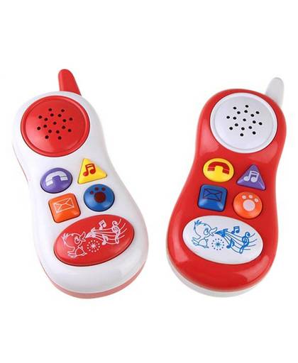 MyXL Simulatie Muziek Telefoon Speelgoed Baby Kids Elektronica Musical Box Mobiele Telefoon Model Geluid Speelgoed Zuigeling Vroege Onderwijs Enlightening