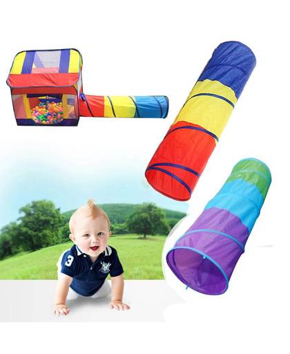 MyXL Drie Kleuren Speelgoed Kruipen Tunnel Kinderen Outdoor En Indoor Speelgoed Buis Baby Spelen Kruipen Games Toegang Tot De Tent