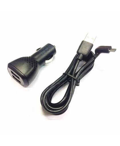 MyXL 3.9A Dubbele USB Autolader en Micro Usb-kabel voor TOMTOM GO 40 50 51 60 61 500 600 5100 6000 VIA 1405 1435 1505 1535 1605 GPS