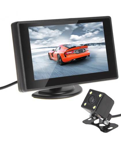 MyXL Koop 480x272 Resolutie 4.3 Inch Kleur Lcd Auto Monitor 420 TV Lijnen Nachtzicht Camera met 170 Graden Groothoeklens