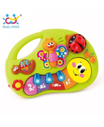 MyXL HUILE SPEELGOED 927 Baby Speelgoed Leren Machine Speelgoed met Verlichting & muziek & Leren Verhalen Speelgoed Muziekinstrument voor Peuter 6 maand +