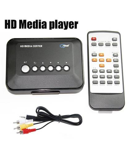 MyXL Multimedia TV box HDD Mediaspeler Video spelers Ondersteuning HD drive USB2.0 hoge snelheid RM SD mmc-kaart Mediaspeler EU/US/UK/AU Plug