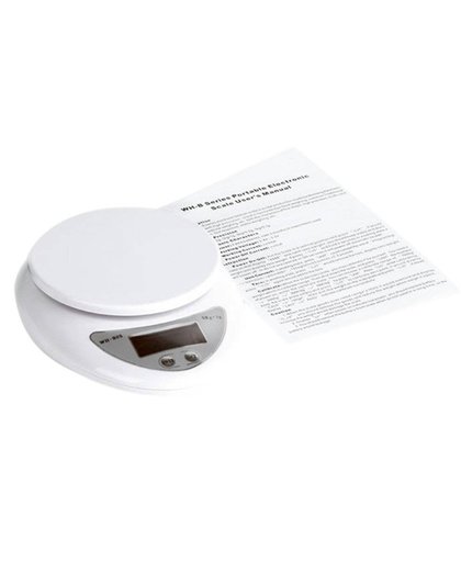 MyXL 5000g/1g 5 kg Keuken Digitale Weegschaal Dieet Post Schalen Balans Elektronische Gewicht Weging LED Drop