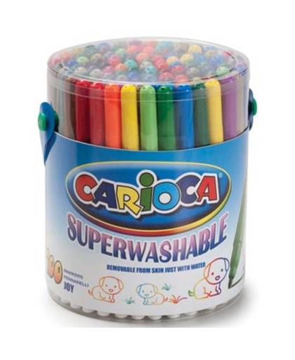 Carioca Viltstift Joy Superwashable 100 Stiften In Een Plastic Pot