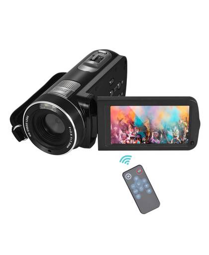 MyXL 1080 P Full HD Digitale Video Camera Camcorder 16 * Digitale Zoom met Digitale Rotatie LCD Touchscreen 24 M ondersteuning Gezichtsherkenning