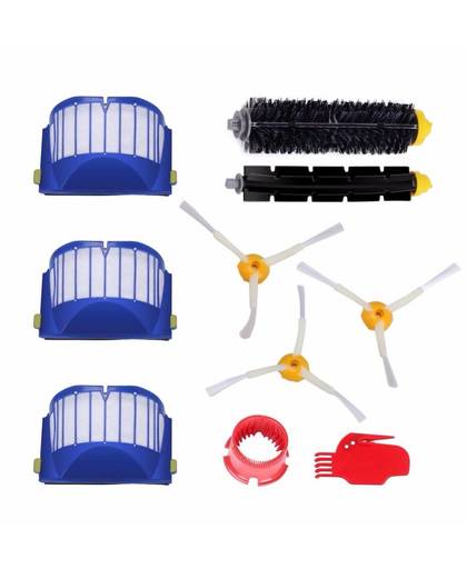 MyXL Onderdelen fit voor Robot Roomba 595 620 630 645 650 655 660 Replenishment Kit 10 Stks 600 Serie Vervanging Borstels Kit