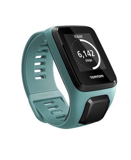 TomTom Spark 3 Cardio + Music, aqua (S) sport horloge