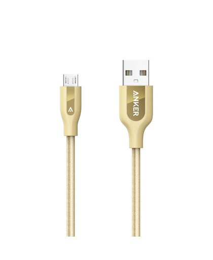 Anker POWERLINE+ MICRO USB CABLE 90CM goud