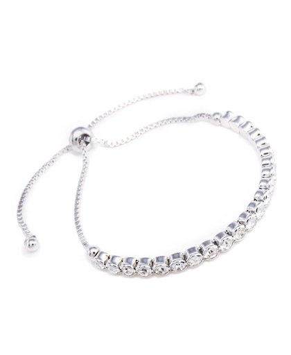 MyXL OCESRIO Bestseller Zilver Charm Armbanden voor Vrouwen Verstelbare CZ Crystal Armband FemmeVrouwen Sieraden Accessoires brt-k04