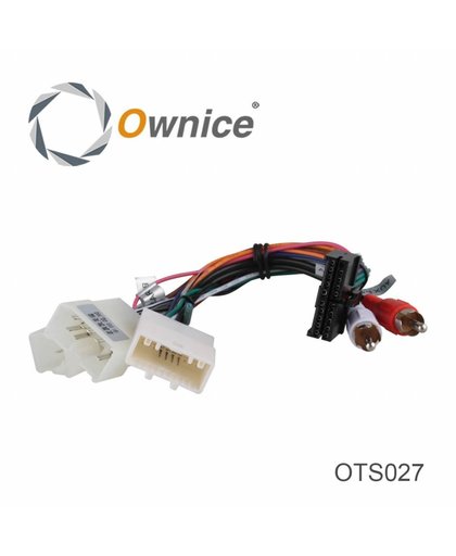 MyXL Connector voor toyota serie iso kabel gebruikt in ownice auto dvd, dit item nietapart