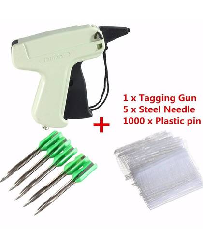 MyXL Kledingstuk Prijs Label Tagging Kleding Tag Gun 3 &quot;1000 Weerhaken 5 Naalden Set Tool Pistola Etiquetadora Precio