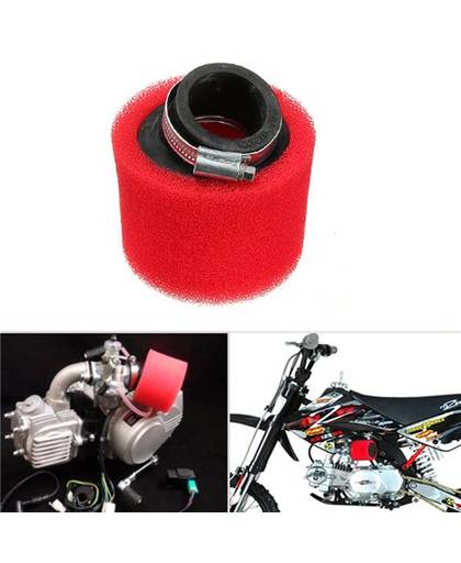 MyXL 50mm Luchtfilter CLEANER Voor Motorbike Filters Systemen Onderdelen Rood Motorfietsen Accessoires Foam & Aluminium & rubber