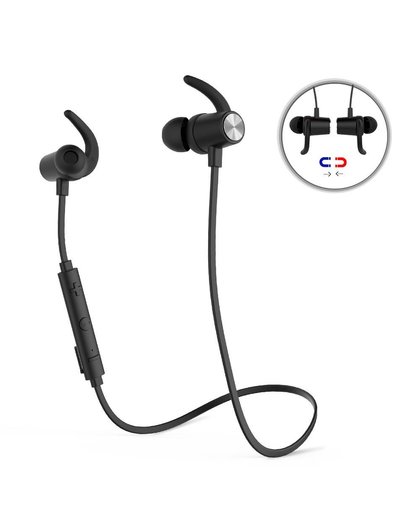 MyXL [Bundels] dodocool draadloze oortelefoon magnetische bluetooth oortelefoon met Mic Ruisonderdrukking voor iphone HTC xiaomi oortelefoon