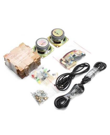 MyXL DIY Mini Speaker Kit Individualiteit Mini Speakers Computer Kleine Transparante Speaker DIY Productie Voor
